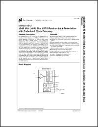 DS92LV1212MDC Datasheet