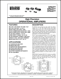 OPA2277U-2K5 Datasheet