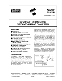 PCM56P Datasheet