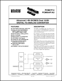 PCM69AU-J-2K Datasheet