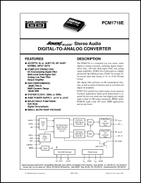 PCM1718E-2K Datasheet