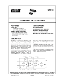 UAF42AU-1 Datasheet
