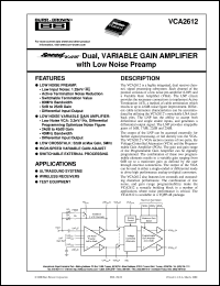 VCA2612Y-2K Datasheet