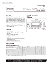 LA4708 Datasheet