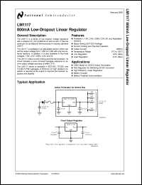 LM1117MPX-5-0 Datasheet