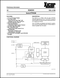 X24C01SI-27 Datasheet