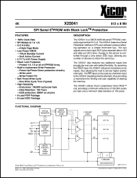 X25041SI-3 Datasheet
