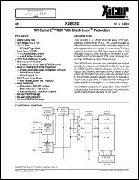 X25080SI-27 Datasheet