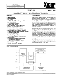 X25F128SI-5 Datasheet
