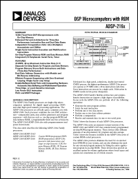 ADSP-2161 Datasheet