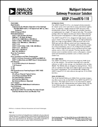 ADSP-21MOD970 Datasheet