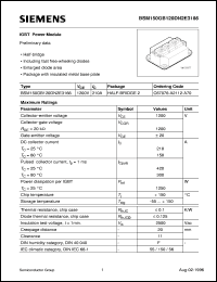 BSM150GB120DN2E3166 Datasheet