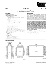 X28C64JM-20 Datasheet