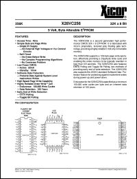X28VC256PM-55 Datasheet