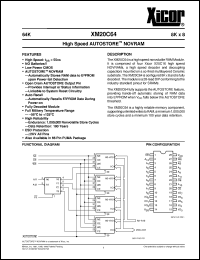 XM20C64I-55 Datasheet
