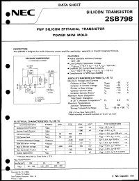 2SB798-T1 Datasheet