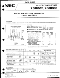 2SB805 Datasheet