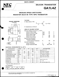 GA1L4Z Datasheet