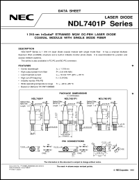 NDL7401P1 Datasheet