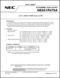 NE651R479A-T1 Datasheet