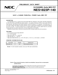 NES1823P-140 Datasheet