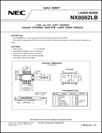 NX8562LB-BA Datasheet