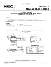 NX8563LB-BA Datasheet