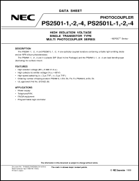 PS2501-2 Datasheet