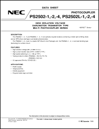 PS2502-4 Datasheet