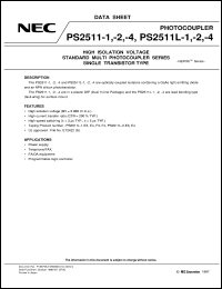 PS2511L-2 Datasheet