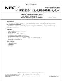 PS2525L-4 Datasheet