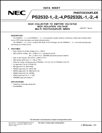 PS2532-4 Datasheet