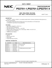 PS2701-4 Datasheet