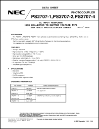 PS2707-1 Datasheet