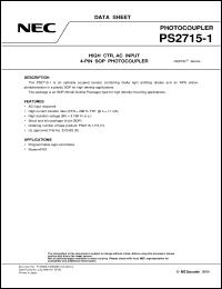 PS2715-1 Datasheet
