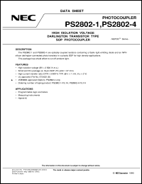PS2802-4 Datasheet
