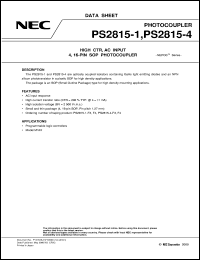 PS2815-4 Datasheet