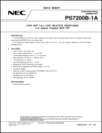 PS7200B-1A-E4 Datasheet