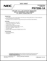 PS7206-1A-E3 Datasheet