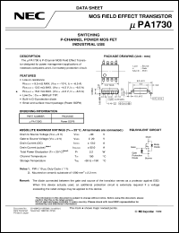 UPA1730G-E1 Datasheet