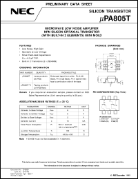 UPA805T-T1 Datasheet