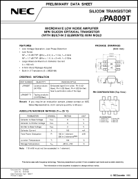 UPA809T-T1 Datasheet