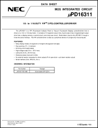 UPD16311GC-AB6 Datasheet