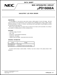 UPD16666AN-051 Datasheet