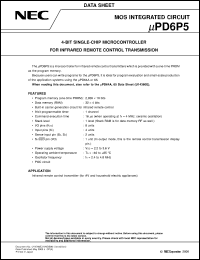 UPD6P5MC-5A4 Datasheet