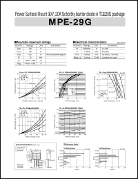 MPE-29G Datasheet