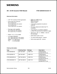 HYM322030S-70 Datasheet