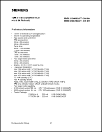 HYB3165400J-50 Datasheet