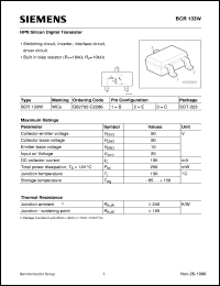 BCR133W Datasheet