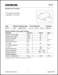 BF517 Datasheet